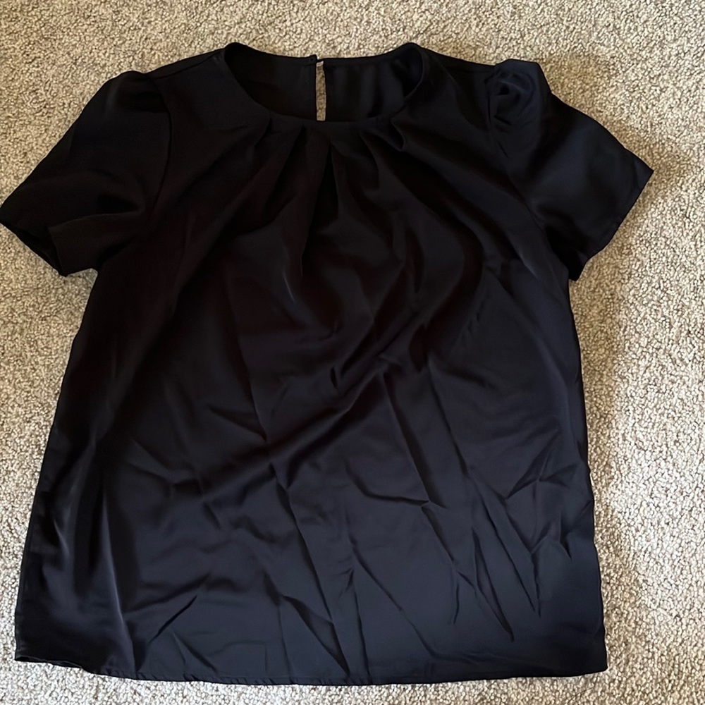 Black Dressy Short Sleeve